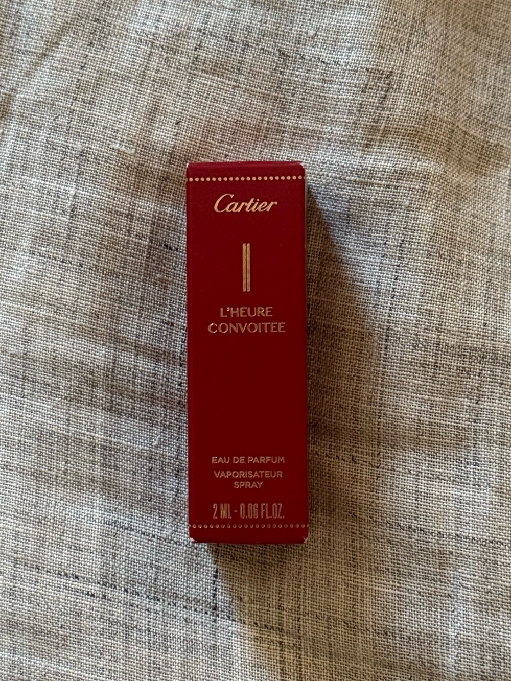 Cartier L'Heure Convoitée Eau de Parfum - 2 ML / 0.06 Fl oz - NEW IN BOX